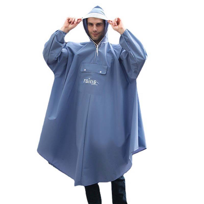 Poncho de lluvia para scooter eléctrico con capucha impermeable