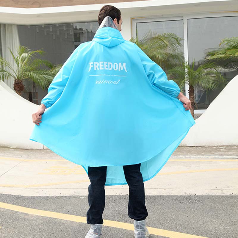 Poncho de lluvia para scooter eléctrico con capucha impermeable