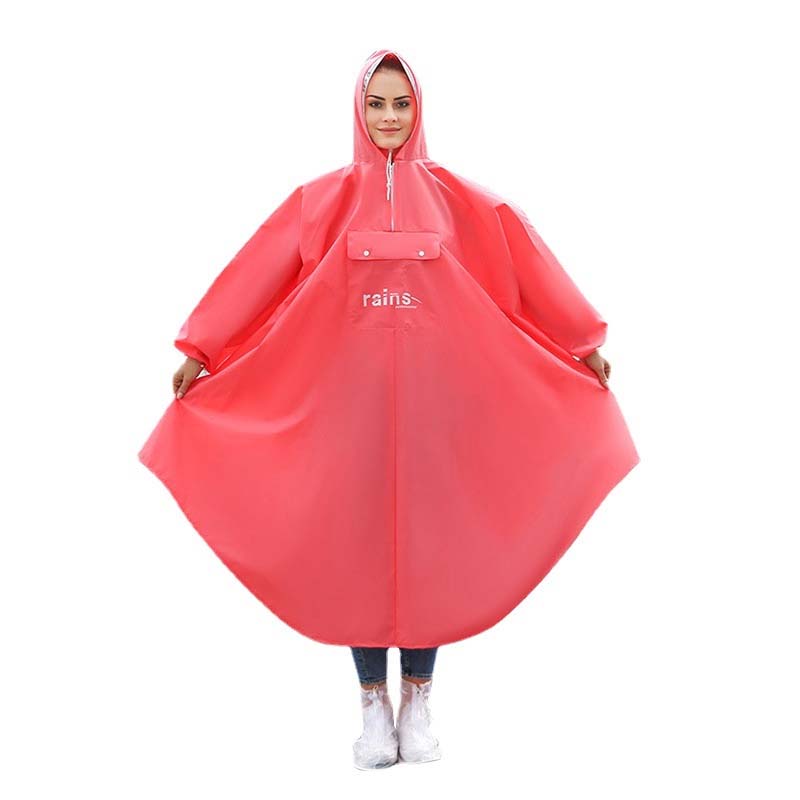 Poncho de lluvia para scooter eléctrico con capucha impermeable