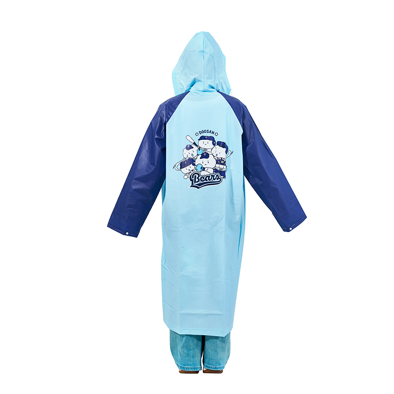 Poncho de lluvia larga ecológico y espesado