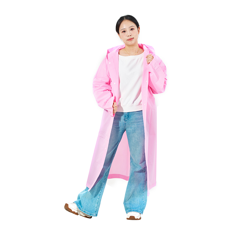 Chubasquero largo portátil y suelto