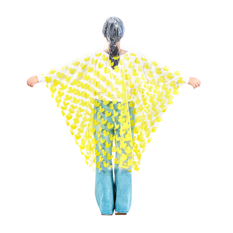 Poncho de lluvia desechable