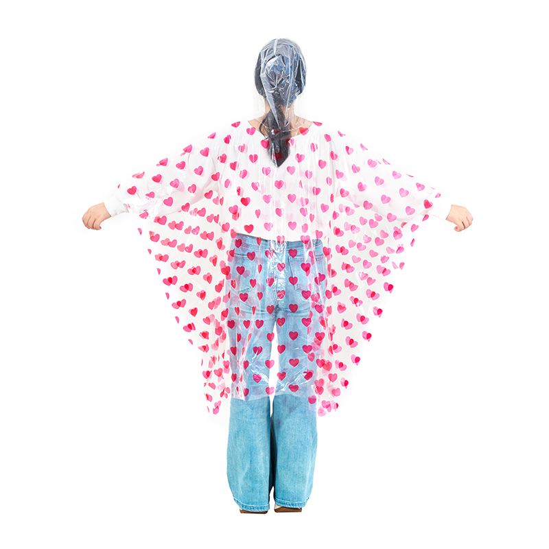Poncho de lluvia desechable