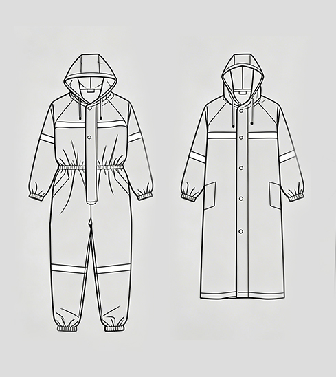 Mochila reflectante para niños con impermeable