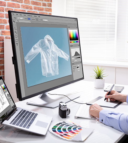 Mochila reflectante para niños con impermeable